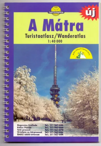 Szuper ajánlat A Mátra - Turistaatlasz/Wanderatlas 1 : 40 000