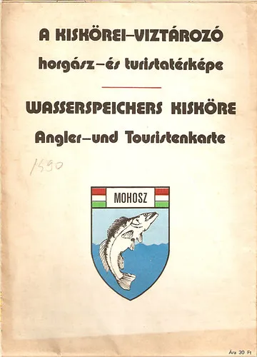 Bestseller A kiskörei-viztározó horgász- és turistatérképe