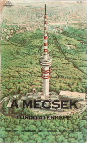 A Mecsek turistatérképe 1981 -es Csak ma