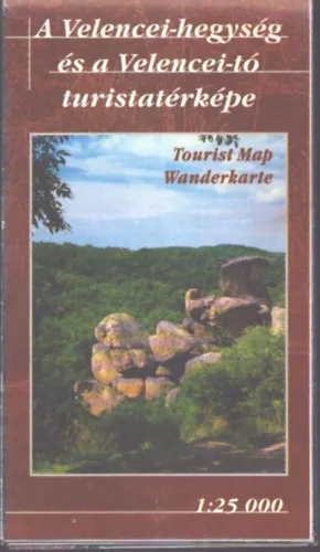 Legkelendőbb A Velencei-hegység és a Velencei-tó turistatérképe (1:25000)