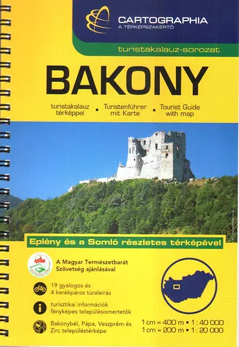 Árengedmény Bakony turistakalauz 1:40 000