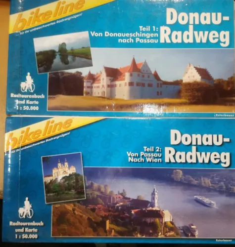 Bikeline: Donau-Radweg Teil 1-2. (Esterbauer) Expressz szállítás