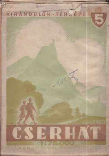 Kirándulók térképe 5., Cserhát, 1:75.000, 1939 Szuper ajánlat