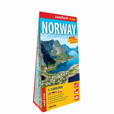 Újdonság Norvégia Comfort térkép