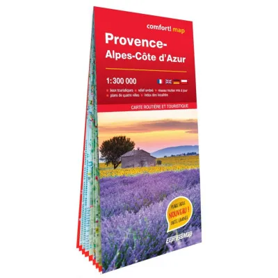 Provence, Alpok-Cote d'Azur Comfort térkép Gyors szállítás