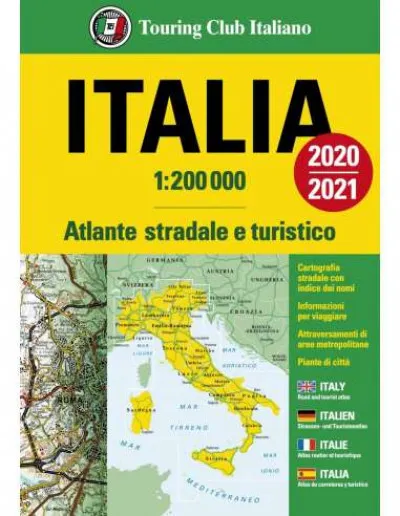 Olaszország atlasz 1:200 000 2020/21 Bestseller