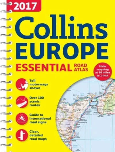 Biztonságos vásárlás Európa atlasz (Collins Essential) - 2017