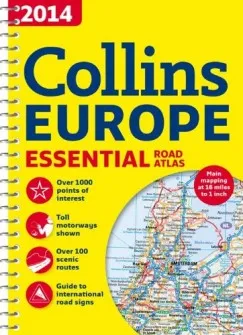 Árengedmény Európa atlasz (Collins Essential) 2014