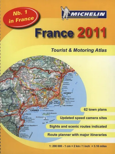 France 2011 - Tourist & Motoring Atlas - Michelin Árengedmény