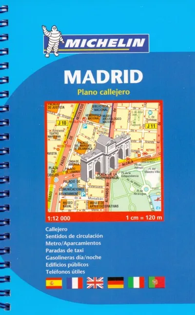 Expressz kézbesítés Madrid Plano callejero - 1:12 000