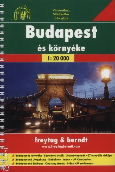 Budapest és környéke városatlasz - 1:20 000 Szuper ajánlat