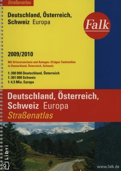 Árengedmény Deutschland, Österreich, Schweiz - Europa - 1:300000 - Deutschland, Österreich, 1:301000 - Schweiz, 1:4,5 Mio. Europa