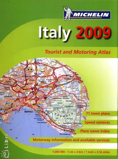 Italy 2009 - Tourist and Motoring Atlas 1:200000 Szuper akció