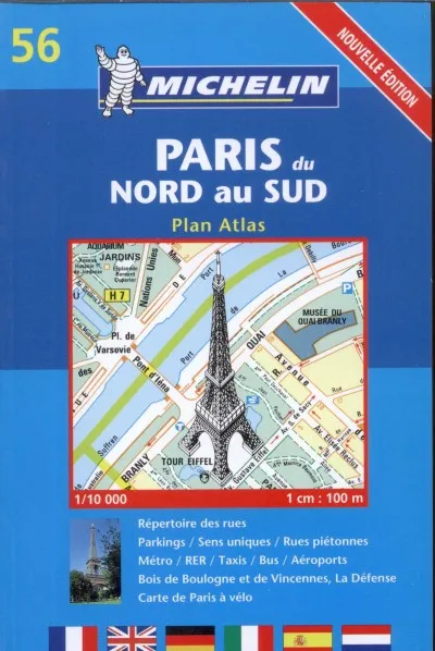 Különleges ajánlat Paris du nord au sud - 1:10 000
