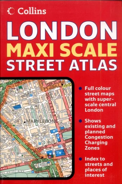 Szuper ajánlat London Maxi Scale Street Atlas