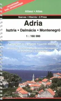 Adria atlasz - Isztria - Dalmácia - Montenegró - 1:160 000 Vedd meg online