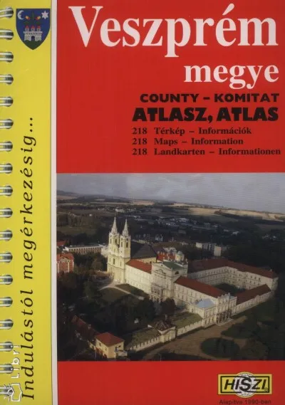 Kiárusítás Veszprém megye atlasz - 1:20 000