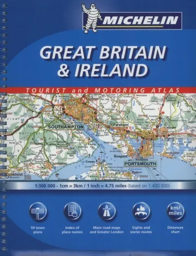 Expressz kézbesítés Great Britain & Ireland Tourist and Motoring Atlas - 1:300 000