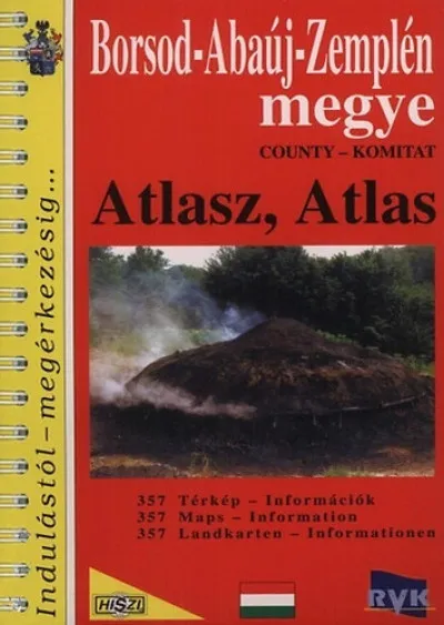 Borsod-Abaúj-Zemplén megye atlasz - 1:20 000 Akció