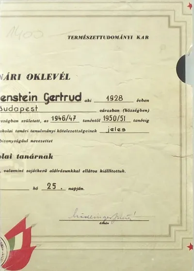 Exkluzív ajánlat Gerti - Hoffmann Gertrud 1928-1999