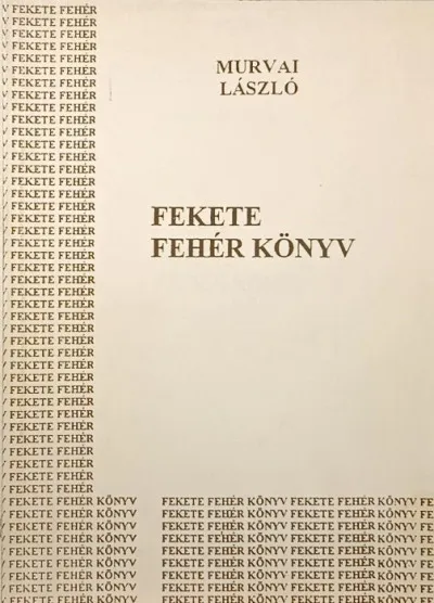 Akciós ár Fekete fehér könyv (dedikált)