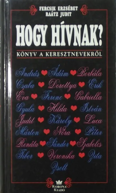 Újdonság Hogy hívnak? - Könyv a keresztnevekről
