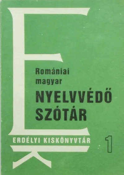 Árcsökkenés Romániai magyar nyelvvédő szótár - Erdélyi kiskönyvtár 1.