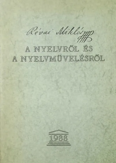 A nyelvről és a nyelvművelésről Olcsó