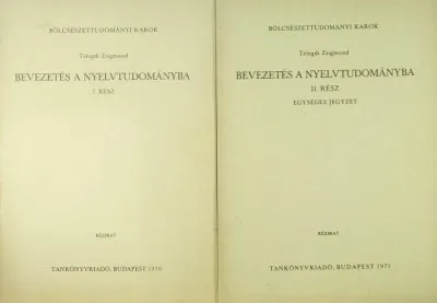 Bevezetés a nyelvtudományba I.-II. Expressz kézbesítés