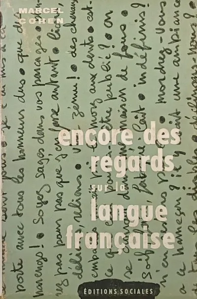 Encore des regards sur la langue francaise Ne maradj le