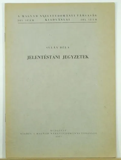 Jeletéstani jegyzetek Népszerű