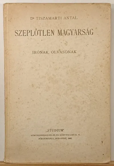 Szeplőtlen magyarság - Írónak, olvasónak Népszerű