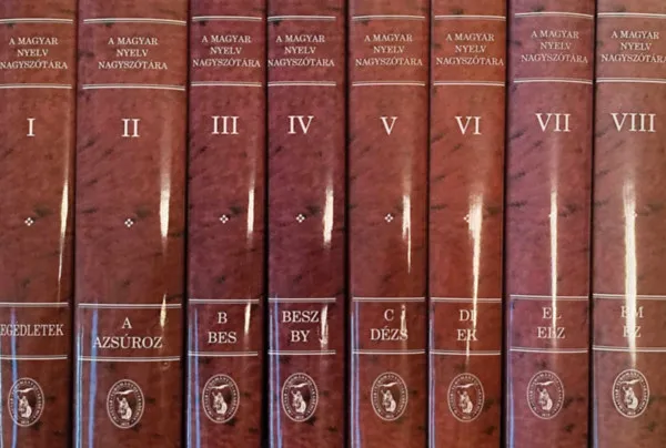 Kedvezmény A magyar nyelv nagyszótára I-VIII.