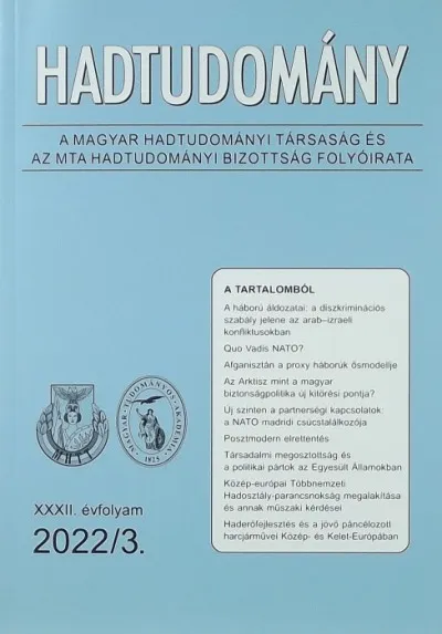 Vedd meg most Hadtudomány 2022 XXXII. évfolyam 3.szám