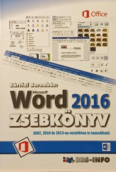 Vásárlói kedvenc Word 2016 zsebkönyv