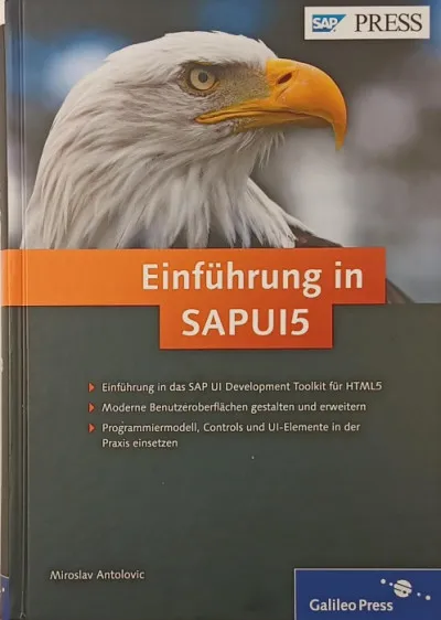 Kedvezményes ár Einführung in SAPUI5