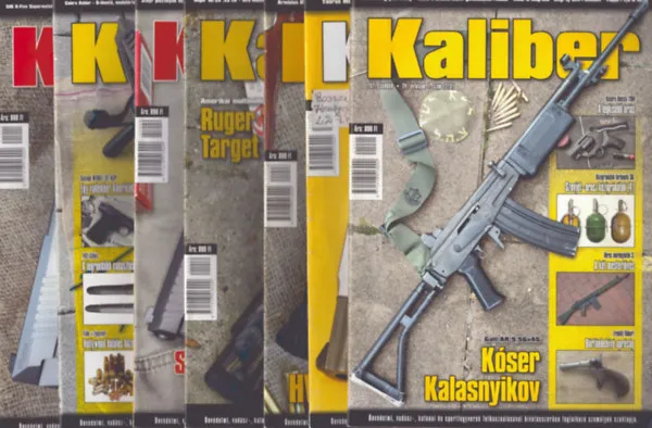 Biztonságos fizetés Kaliber 2021/1., 2., 8., 9., 10., 11., 12. számok (7 db)