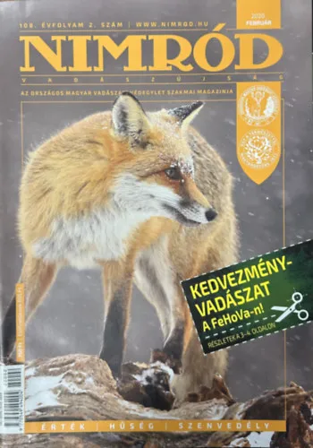 Ajánlat Nimród - Az Országos Magyar Vadászkamara hírlevele - 2020/Február