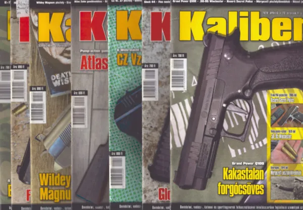 Exkluzív ajánlat Kaliber 2020/1., 4., 7., 9., 10., 11., 12. számok (7 db)