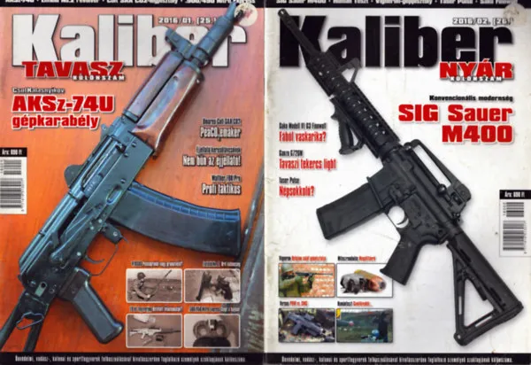Kaliber 2016. tavasz, nyár, ősz különszámok (3 db) Legjobb ár