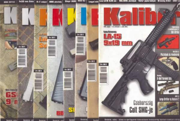 Szuper akció Kaliber 2015/5., 7., 8., 9., 10., 11., 12. számok + Tél különszám (8 db)
