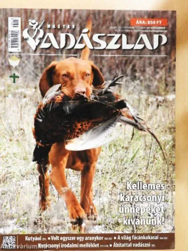 Kedvezményes ár Magyar Vadászlap 2013. december