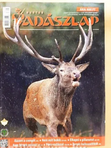Kedvezményes ár Magyar Vadászlap 2013. szeptember