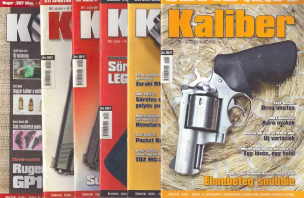 Vedd meg online Kaliber 2011/4., 6., 7., 9., 10., 12. számok (6 db)