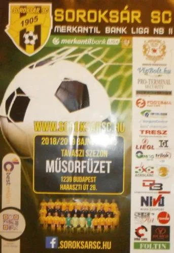 Szuper ajánlat Soroksár SC 2018/2019 bajnoki évad tavaszi műsorfüzet