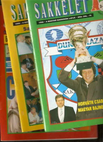 Expressz kézbesítés Sakkélet 1998/3-6.-9-10. lapszámok
