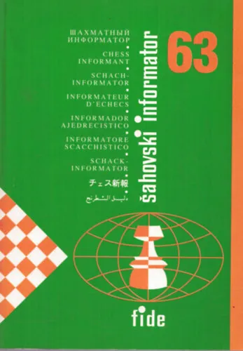 Sahovski informator 63 - Chess informator Kiárusítás