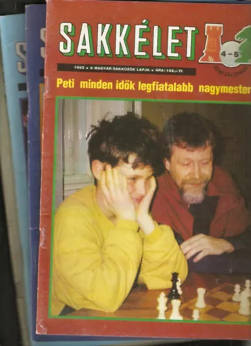 Szuper akció Sakkélet 1993/4-5, 8-12. lapszámok