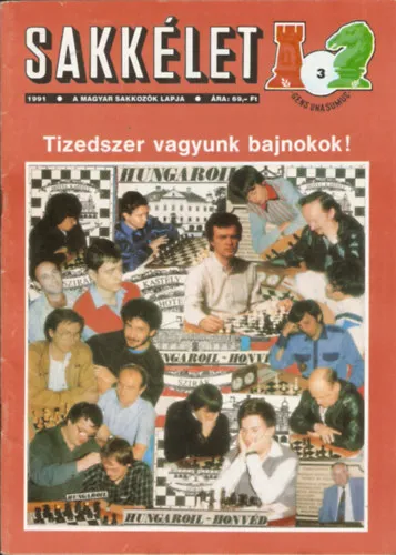 Árcsökkenés Sakkélet (A magyar sakkozók lapja) 1991/3-10., 12