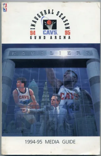 1994-95 Cleveland Cavaliers Media Guide Outlet